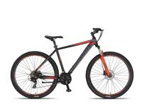 Umit Mirage MTB 27.5 Inch 50 cm Unisex 21V Hydraulische schijfrem Zwart/Oranje