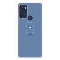 Motorola Moto G60s Telefoonhoesje met Naam Baby Rhino