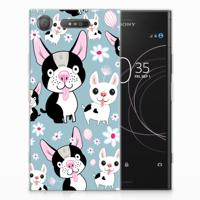 Sony Xperia XZ1 TPU Hoesje Hondjes