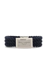 Dolce & Gabbana bracelet Medusa en corde - Bleu - thumbnail