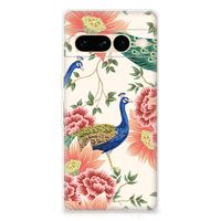 TPU Hoesje voor Google Pixel 7 Pro Pink Peacock - thumbnail