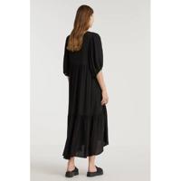 Catwalk Junkie trapeze jurk Livy met volant zwart