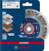 Bosch Accessories 2608900669 EXPERT MultiMaterial X-LOCK Diamanten doorslijpschijf Diameter 115 mm Boordiameter 22.23 mm Steen, Beton, Baksteen 1 stuk(s) - thumbnail