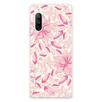 Sony Xperia 10 III TPU Case Pink Flowers