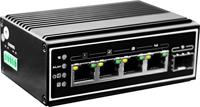 LevelOne Switch IGP-0102, Industrial Gigabit POE Injector, 802.3at PoE+, 36W, Power Input 12-56V DC