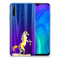 Honor 20 Lite Telefoonhoesje met Naam Horse Color - thumbnail