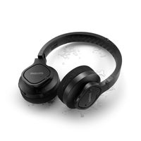 Philips TAA4216BK/00 hoofdtelefoon/headset Bedraad en draadloos Hoofdband Oproepen/muziek USB Type-C Bluetooth Zwart - thumbnail