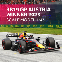 1:43 RB19 GP Austria 2023 - Winnaar Max Verstappen - Schaalmodel - Red Bull Racing