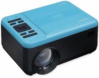 Lenco LPJ-500 - Bluetooth beamer - Mini Beamer - DVD speler - 2800 lumen - 30.000 uur levensduur - Full HD - Bluetooth 5.0-2 x HDMI - USB - SD - AV-in - VGA - blauw