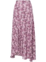 ISABEL MARANT jupe Sakura à imprimé abstrait - Violet