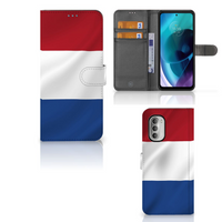 Motorola Moto G51 5G Bookstyle Case Nederlandse Vlag - thumbnail