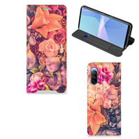 Sony Xperia 10 III Smart Cover Bosje Bloemen - thumbnail