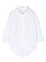 Il Gufo body-chemise à manches longues - Blanc