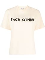 Each X Other t-shirt en coton à logo imprimé - Jaune