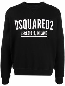 DSQUARED2 sweat à logo imprimé - Noir