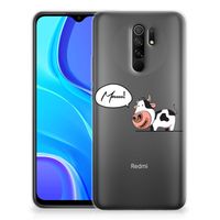 Xiaomi Redmi 9 Telefoonhoesje met Naam Cow