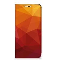 Stand Case voor Samsung Galaxy A23 Polygon Red - thumbnail