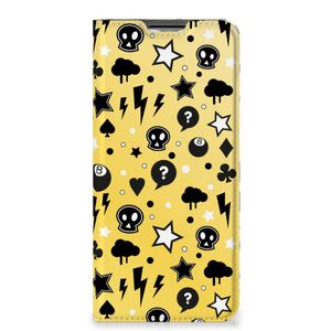 Mobiel BookCase OPPO A54s | A16 | A16s Punk Geel