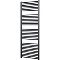 Plieger Palermo designradiator horizontaal 170.2x60cm 921W zwart grafiet (black graphite) 7252456 - thumbnail