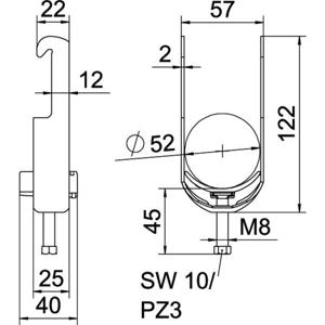 OBO Bettermann 1187744 Beugelklem 1 stuk(s)