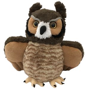 Pluche oehoe uil dierenknuffel 30 cm   -