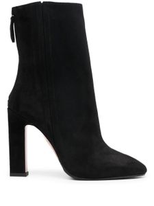 Aquazzura bottines Joplin 105 mm en daim - Noir