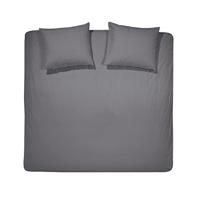 Cinderella Dekbedovertrekset Flanel Morning - anthracite 240x200/220cm
