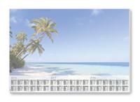 Sigel HO470 Bureau onderlegger Beach 3-jaarskalender Meerdere kleuren (b x h) 595 mm x 410 mm - thumbnail