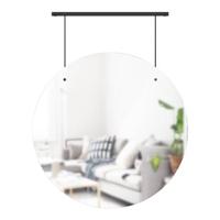 Umbra Exhibit Spiegel - H 77 x Ø 61 cm - Zwart