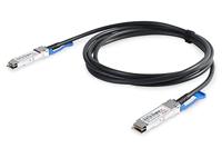 DIGITUS Universele DAC Kabel - QSFP28-100 Gbit/s - Netwerkkabel - Direct Attach Cable - Direct Attach Copper - compatibel met SFF-8665 - AWG30-1m - Zwart