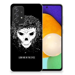 Silicone Back Case Samsung Galaxy A52 (5G/4G) Skull Hair