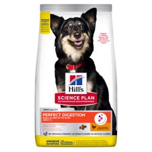 Hill&apos;s Adult Perfect Digestion Small & Mini met kip & bruine rijst hondenvoer 6 kg