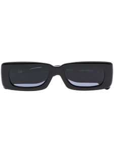 The Attico lunettes de soleil Mini Marfa à monture rectangulaire - Noir