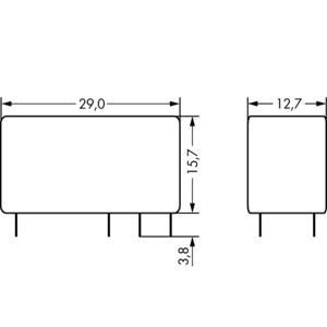 WAGO 788-180 Printrelais 230 V/AC 8 A 2x wisselcontact 20 stuk(s)