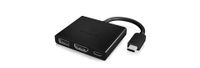 ICY BOX IB-DK4031-CPD notebook dock & poortreplicator Bedraad USB 3.2 Gen 1 (3.1 Gen 1) Type-C Zwart