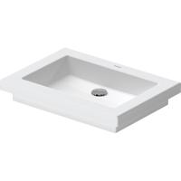 Duravit 2nd floor opbouw wastafel 58x41,5 cm. zonder overloop wit 0317580029