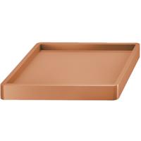 Prosperplast Plantenonderzetter - vierkant - 30 cm - bruin   -