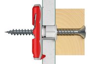 Fischer 537263 schroefanker & muurplug 2 stuk(s) Schroef- & muurplugset 50 mm - thumbnail