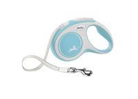 Flexi Rollijn New Comfort Tape S 5 m - Hondenriem - Lichtblauw&Lichtgrijs