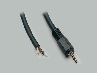 BKL Electronic 1101051 Jackplug 2,5 mm - Stereo Aantal polen: 3 Inhoud: 1 stuk(s)
