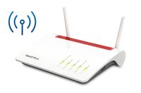 FRITZ!Box 6890 LTE draadloze router Gigabit Ethernet Dual-band (2.4 GHz / 5 GHz) 4G Zwart, Rood, Wit - thumbnail