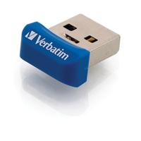 Verbatim 98710 Store 'n' Stay NANO USB 3.2-drive - 32 GB, USB-Stick met USB 3.2-interface, super plat Ontwerp, blauw