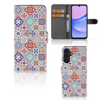 Samsung Galaxy A15 Bookcase Tiles Color