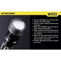 NiteCore NITNFD23 Diffusor MT1A, MT2A, MT1C en zaklampen met een Ø 23 mm - thumbnail