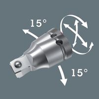 Wera 8794 B 05003584001 Dopsleutelverlenging Aandrijving 3/8 (10 mm) Uitvoering 3/8 (10 mm) 76 mm 1 stuk(s) - thumbnail