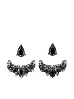 Anabela Chan boucles d'oreilles Twinkle en or blanc 18ct - Noir - thumbnail