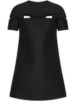 Valentino Garavani robe courte Crepe Couture - Noir