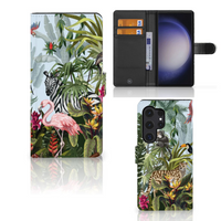 Telefoonhoesje met Pasjes voor Samsung Galaxy S24 Ultra Jungle - thumbnail