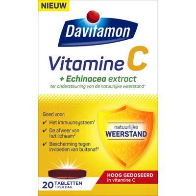 Davitamon Vitamine C + Echinacea - 20 tabletten Davitamon Vitamine C + Echinacea - 20 tabletten