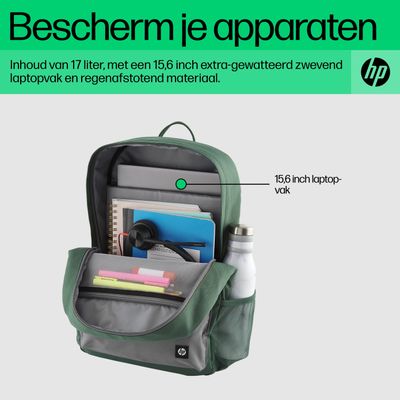HP Campus Laptoprugzak Geschikt voor max. (laptop): 39,6 cm (15,6) Groen